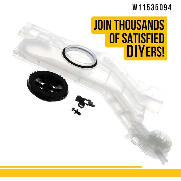 W11535094 Water Inlet Valve for Whirlpool Maytag Dishwasher - Fix No Fill - Picture 5 of 7